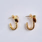 18K gold-plated hypoallergenic anti-tarnish earrings for women.