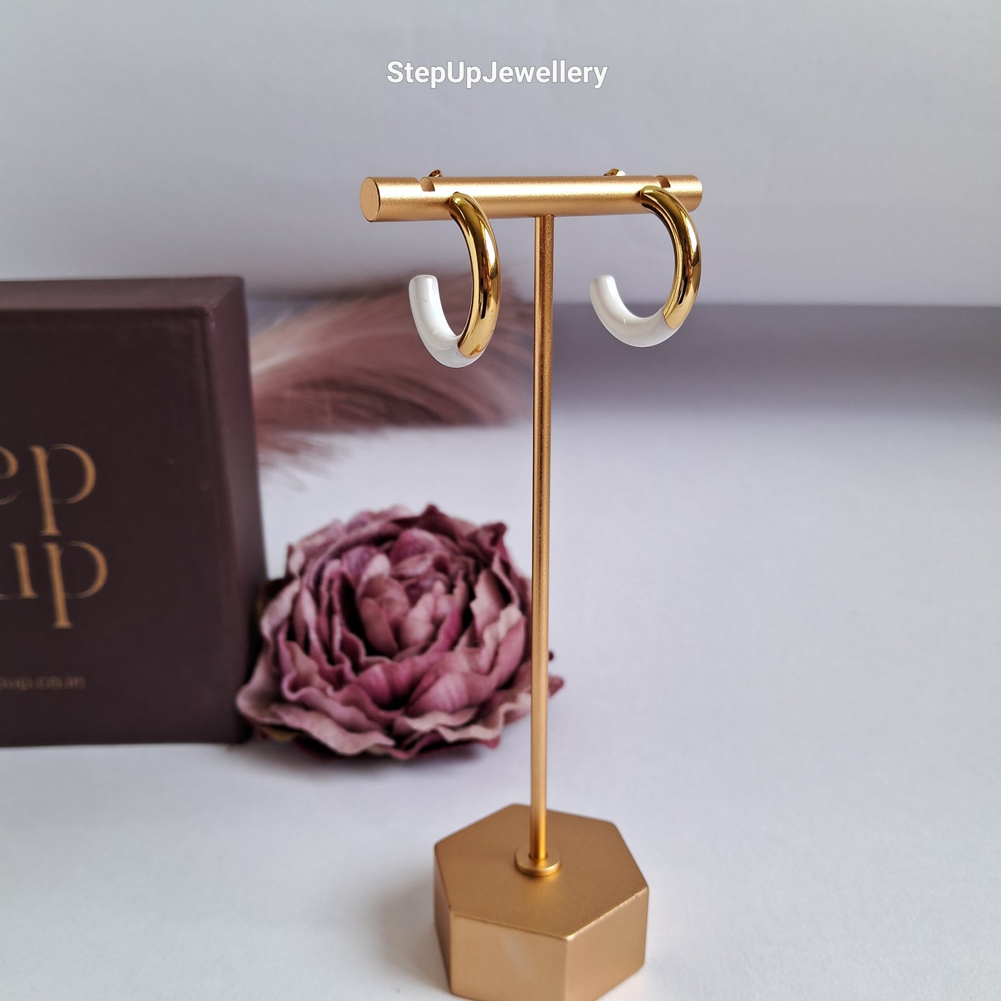 Opal earrings-Step - Up