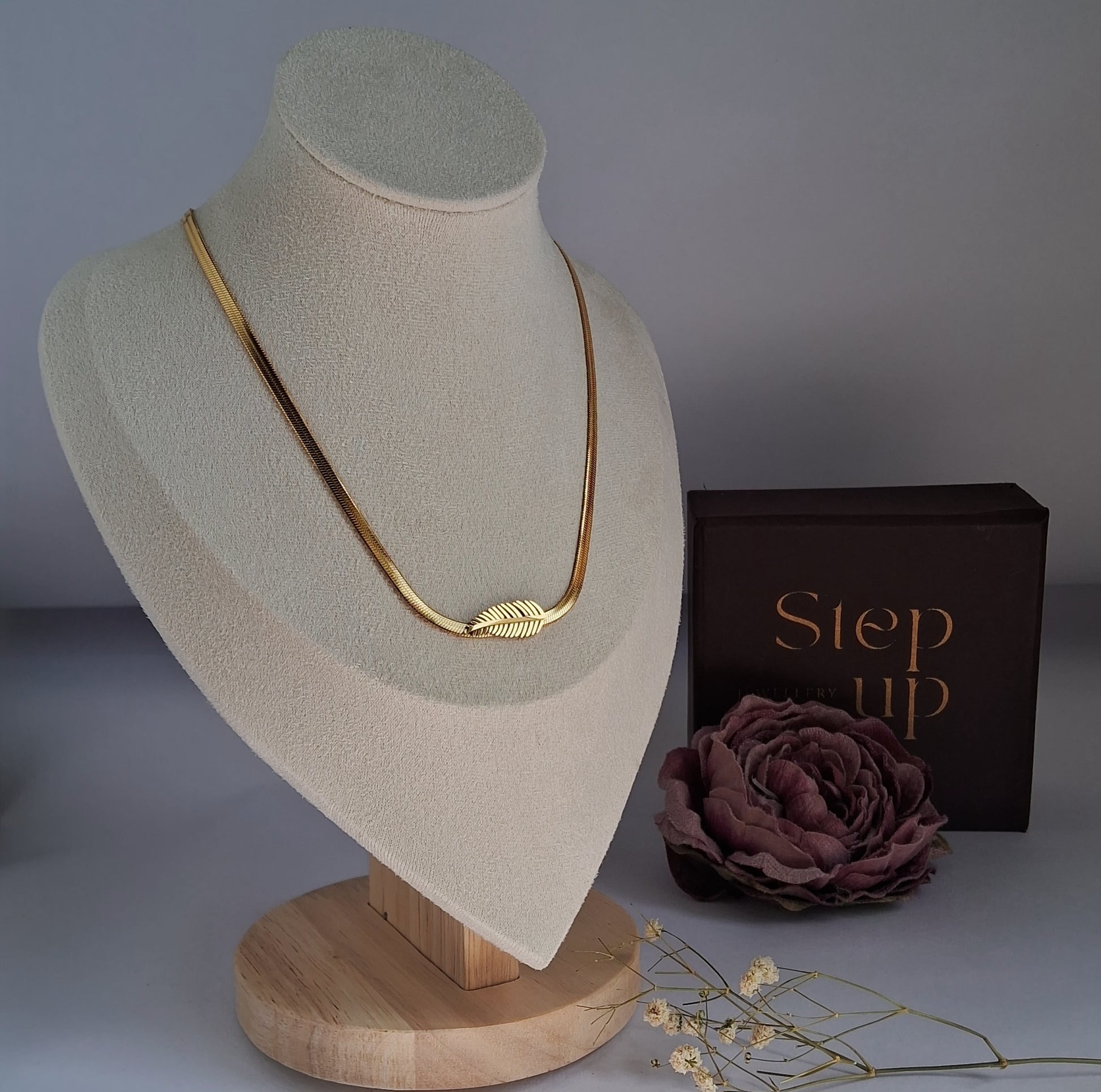Celestial Necklace || 18K Gold-Plated-Step - Up