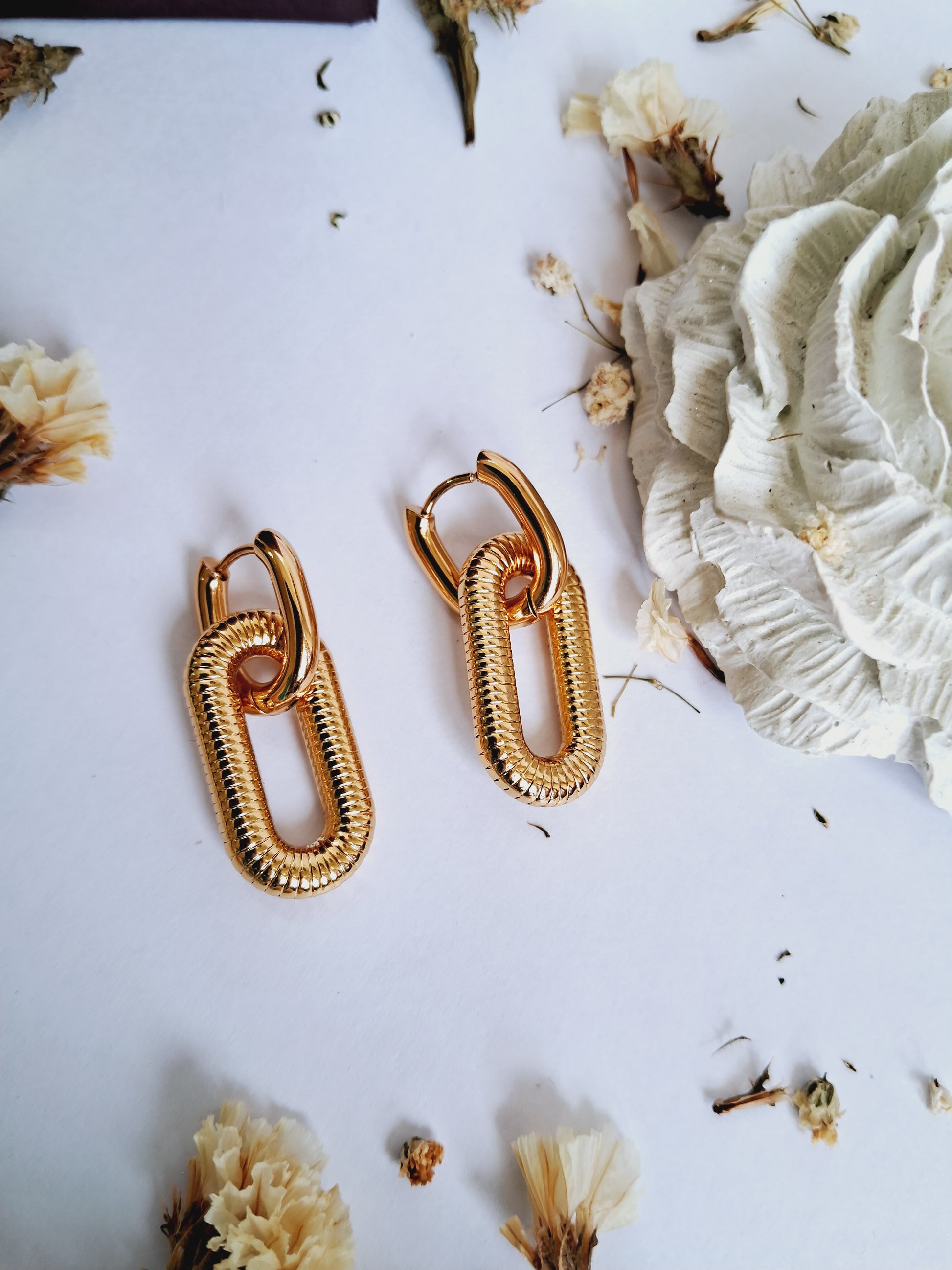 Krish Hoop Earrings-Step - Up
