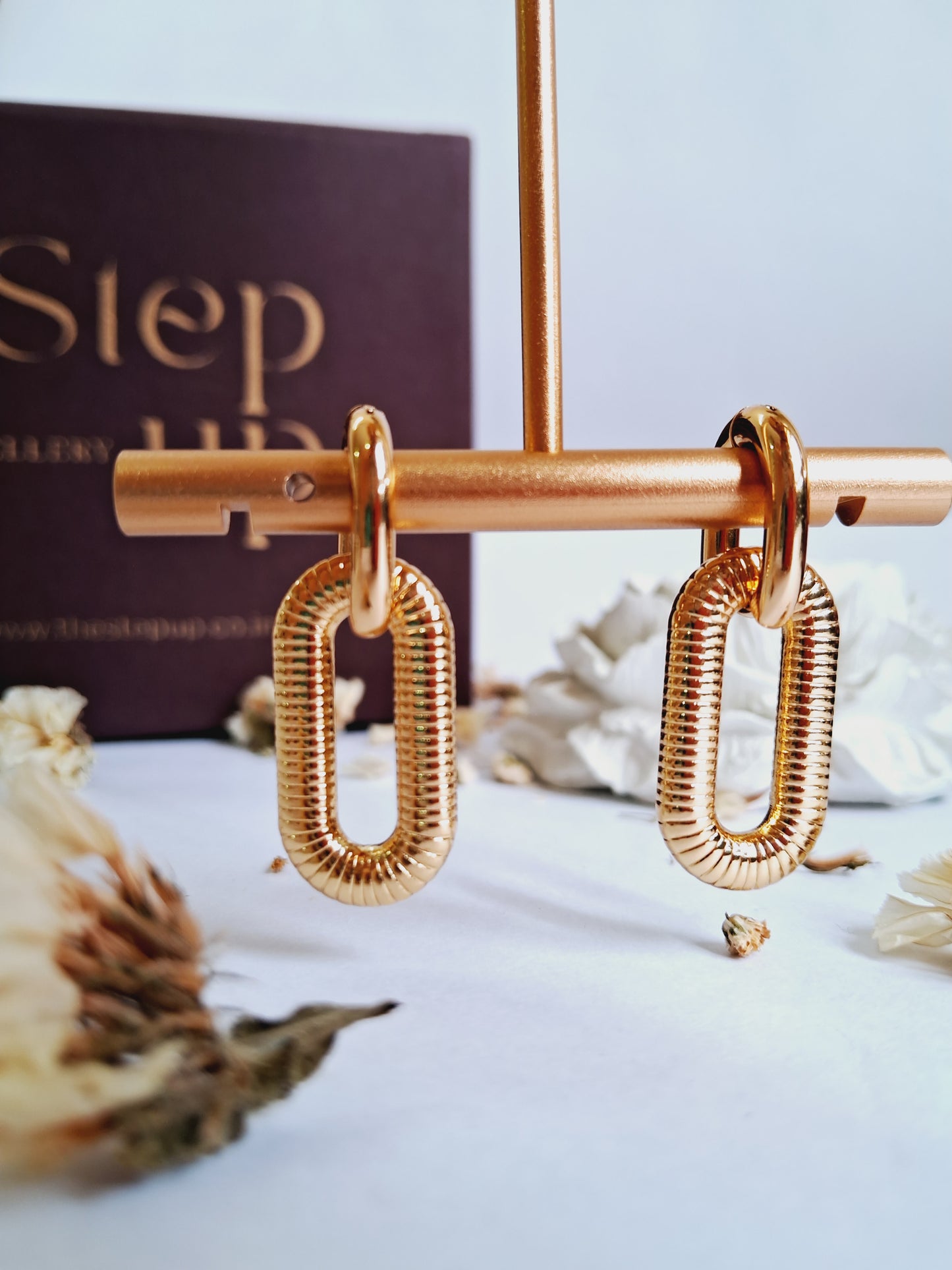 Krish Hoop Earrings-Step - Up