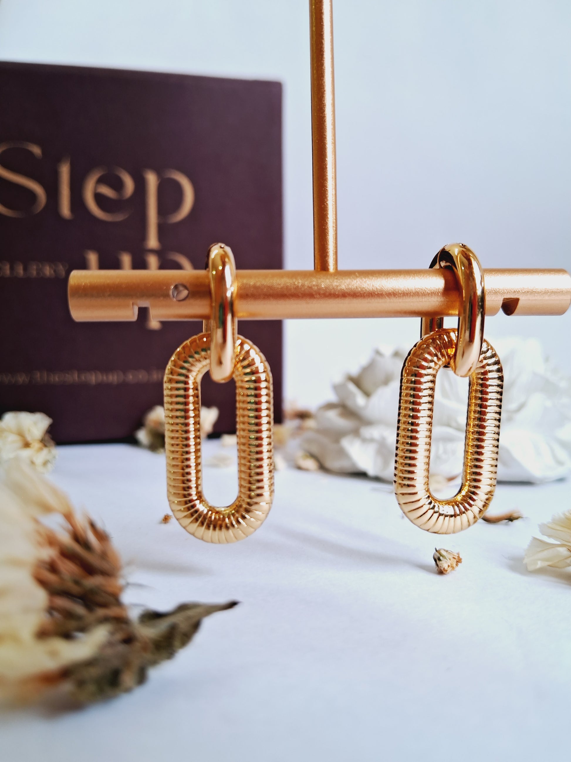 Krish Hoop Earrings-Step - Up