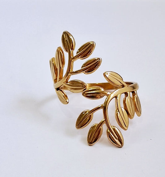 Fairy Adjustable Ring | 18K Gold Plated-Step - Up