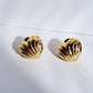 Little Heart Earrings  || 18K Gold-Plated-Step - Up