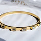Mintara Band Bracelet || 18K Gold-Plated-Step - Up
