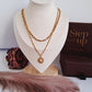 Sunshine double layered necklace-Step - Up