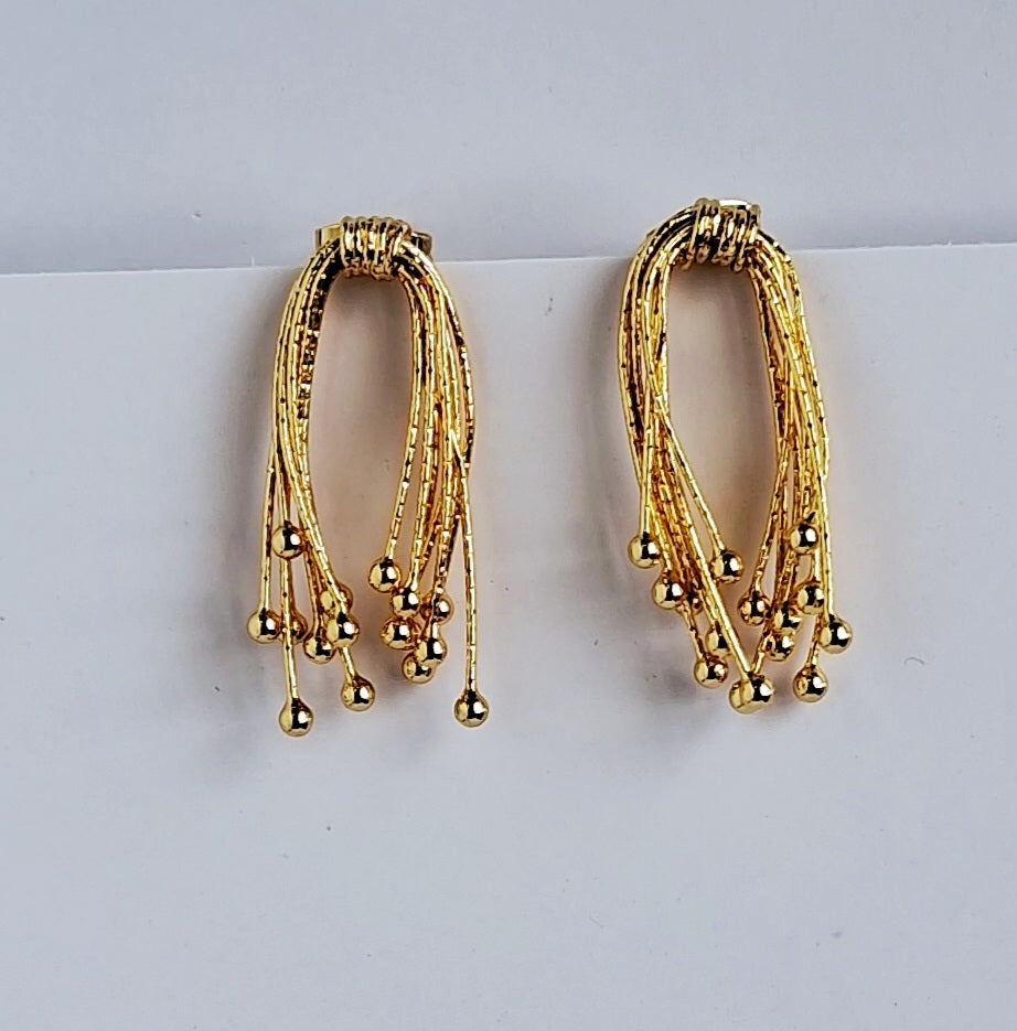 Sprinkle Earrings | 18K Gold Plated-Step - Up