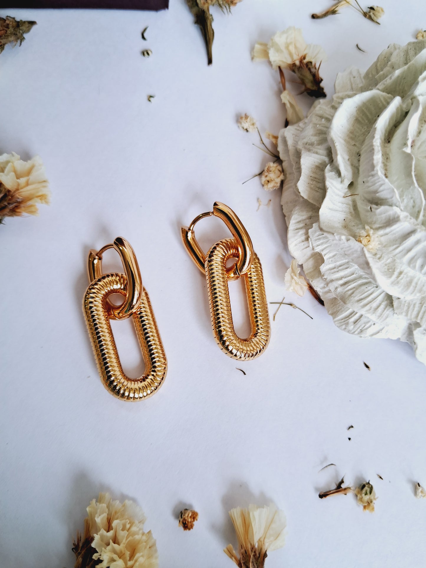 Krish Hoop Earrings-Step - Up