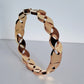 Noir Band Bracelet | 18K Gold Plated-Step - Up