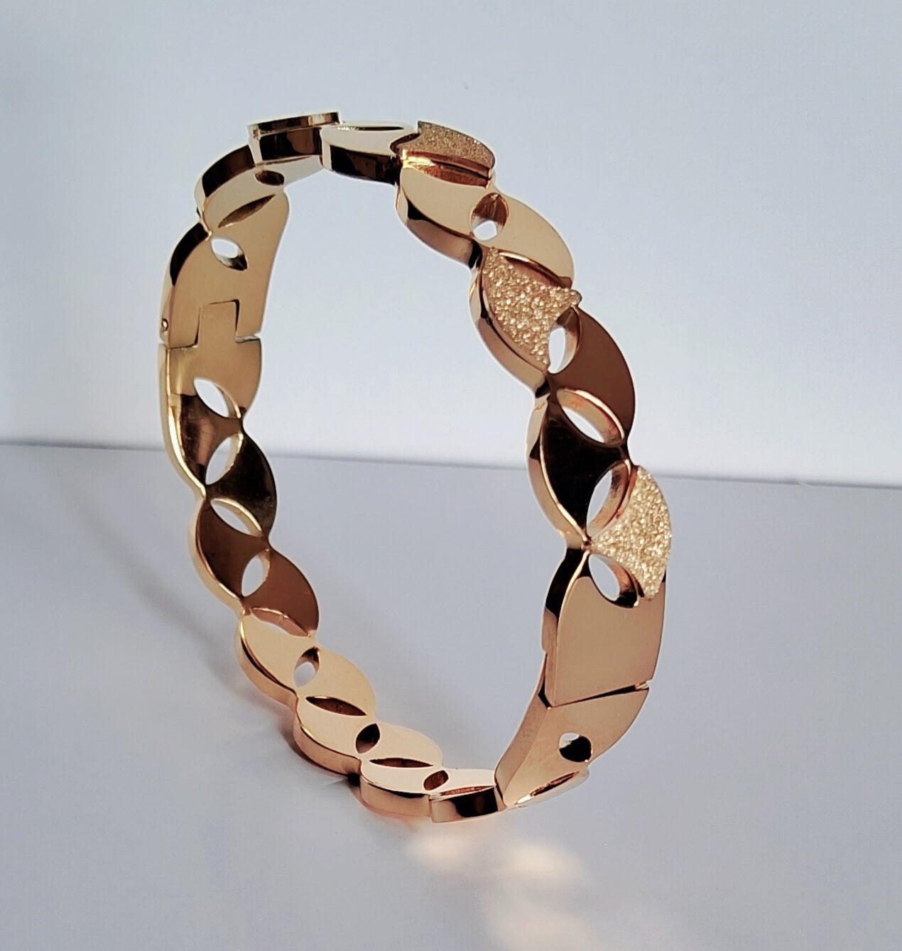 Noir Band Bracelet | 18K Gold Plated-Step - Up