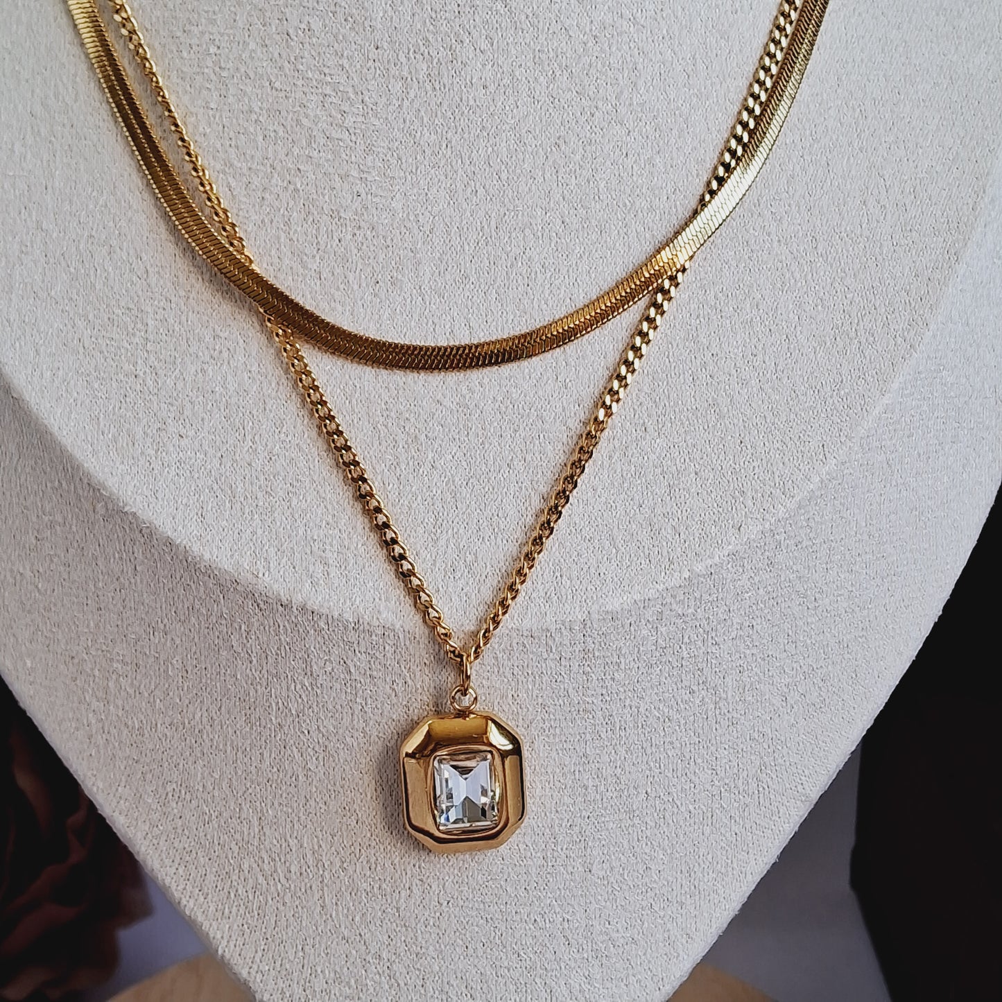 Diana Double layer necklace-Step - Up