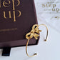 Bow Band Bracelet || 18K Gold-Plated-Step - Up