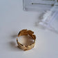 Sapphire Ring || 18K Gold-Plated