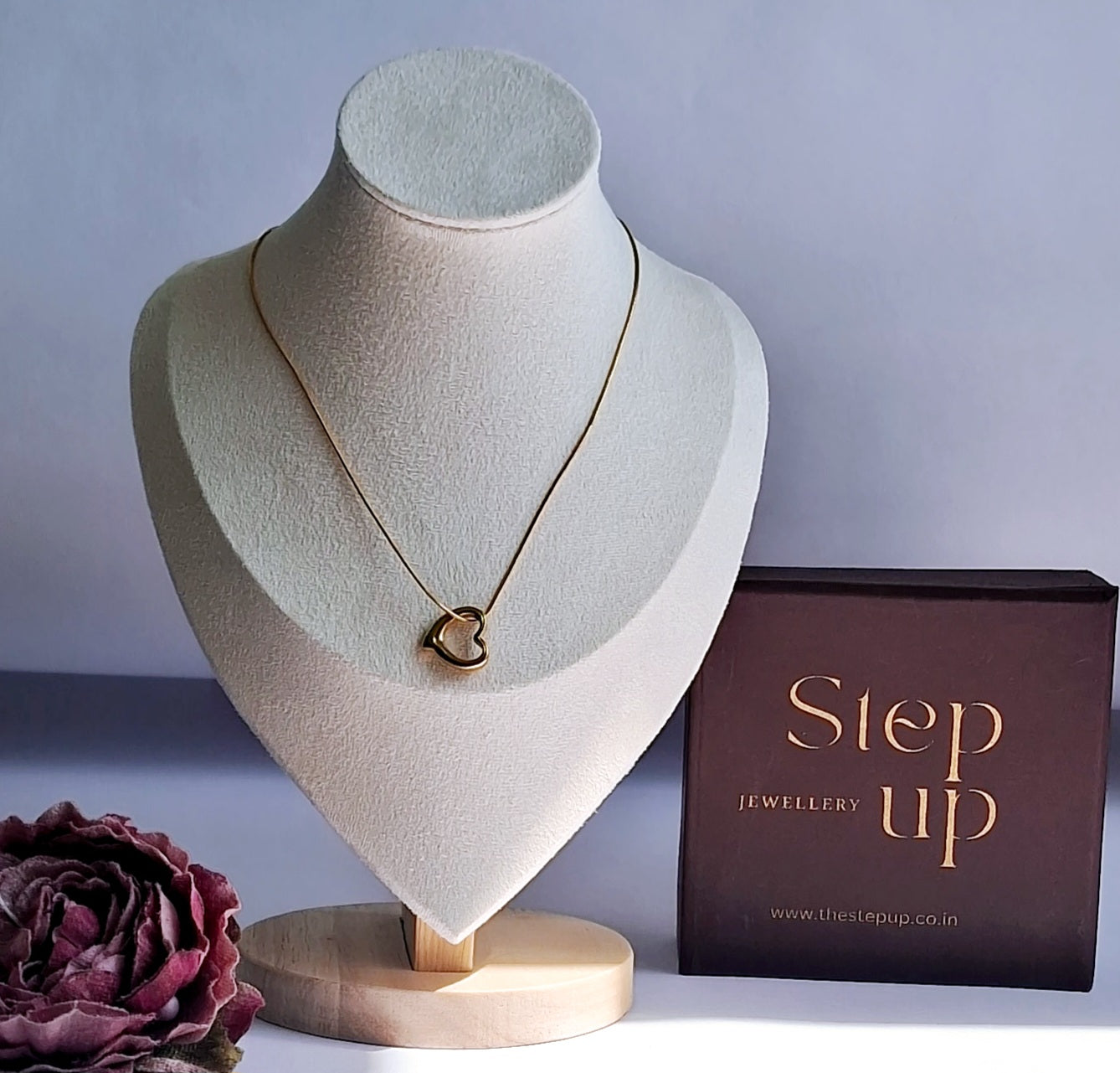 Bliss Necklace || 18K Gold-Plated-Step - Up