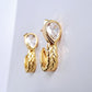 18K gold-plated hypoallergenic anti-tarnish earrings for women.