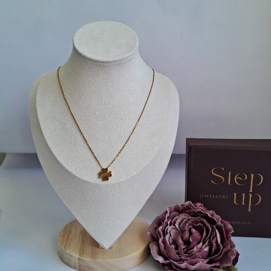 Flora Necklace || 18K Gold-Plated-Step - Up