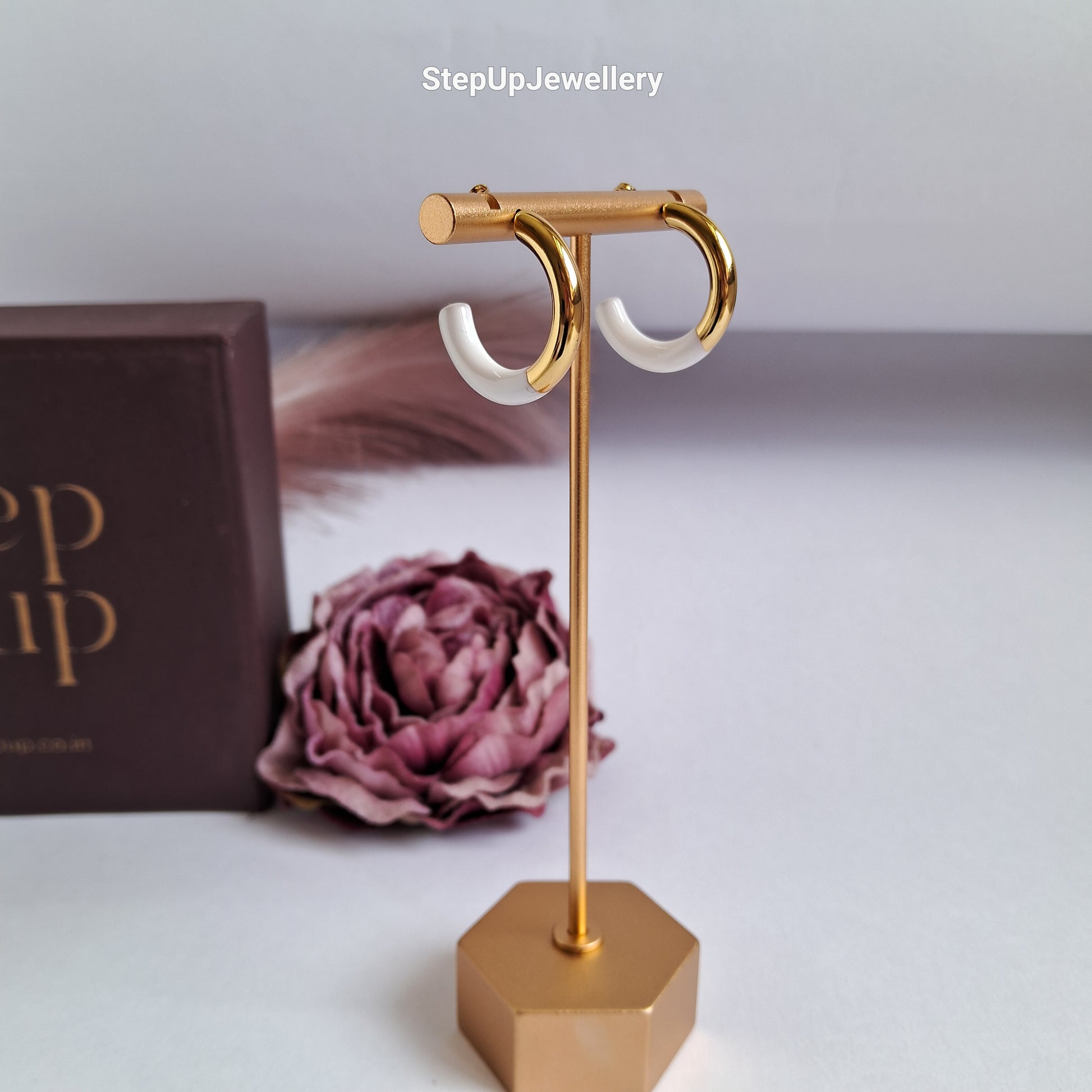 Opal earrings-Step - Up