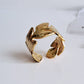 Sapphire Ring || 18K Gold-Plated