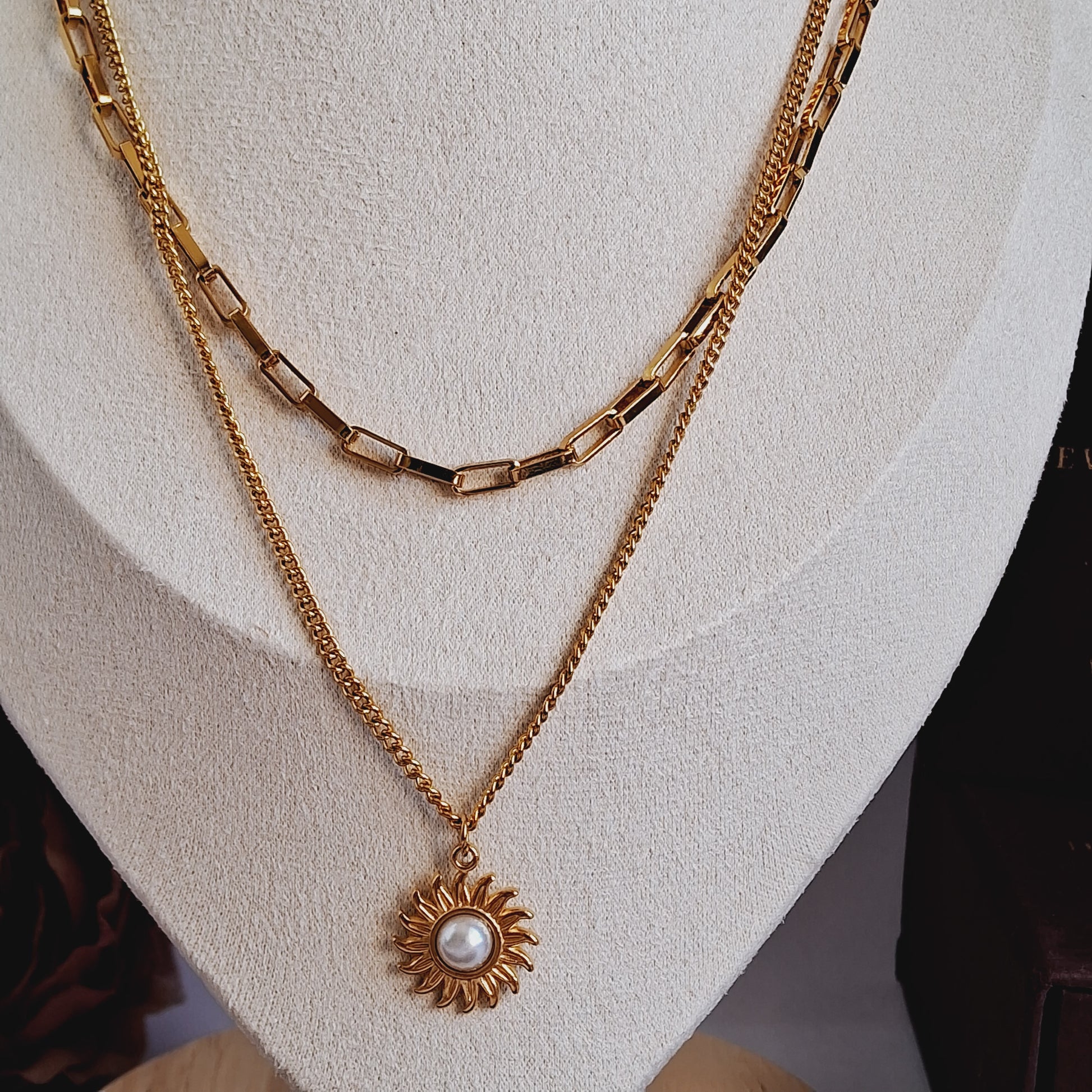 Sunshine double layered necklace-Step - Up