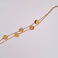 Dainty Clover Floral Bracelet | 18K Gold-Plated-Step - Up