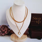 Luna double layer necklace-Step - Up