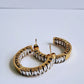 Galaxy Hoop Earrings | 18K Gold-Plated