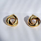 Amora Earrings || 18K Gold-Plated-Step - Up