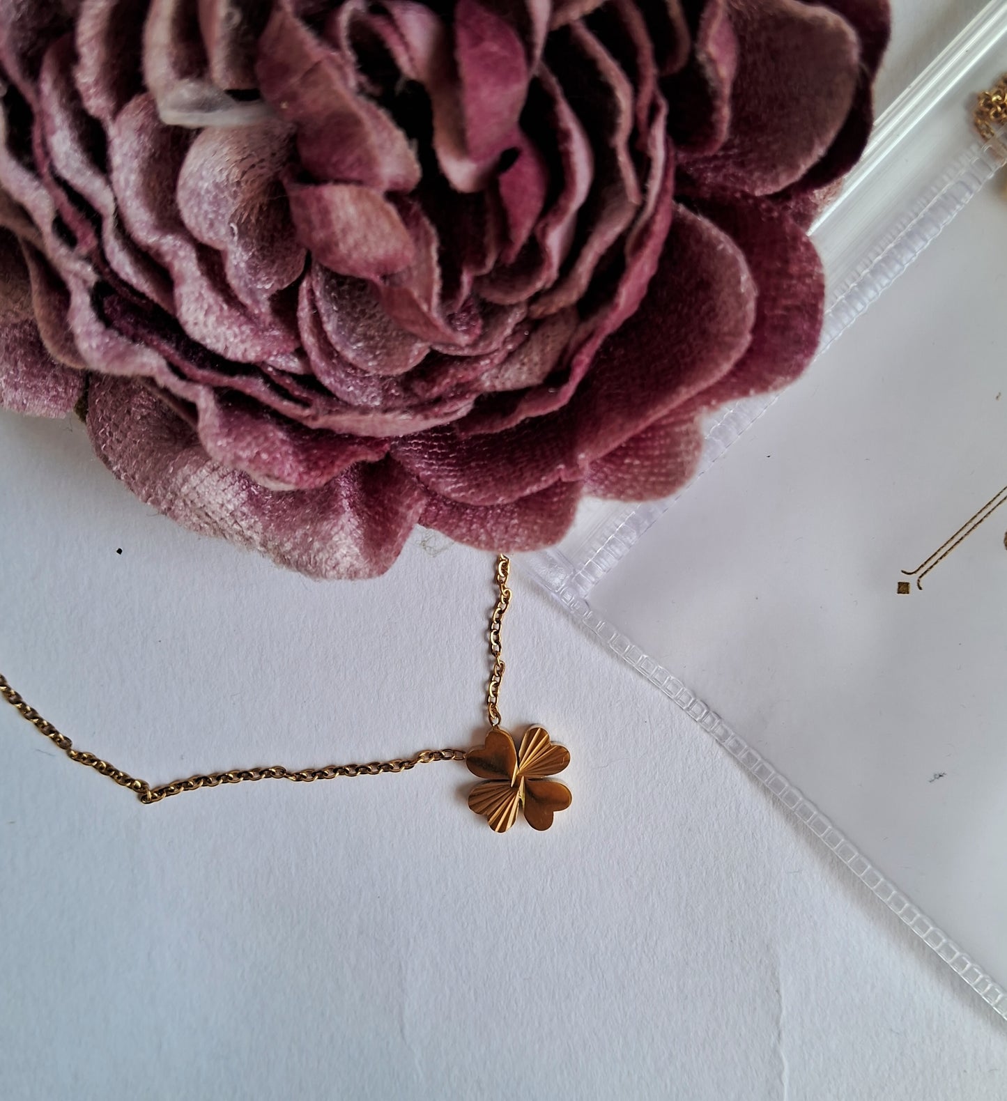 Flora Necklace || 18K Gold-Plated-Step - Up