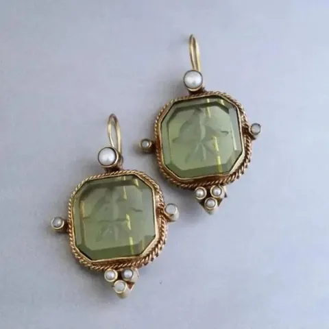 Vintage Style Drop Earrings